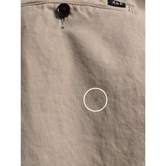 Abercrombie & Fitch Skinny Stretch Chino Pants, Men's Size 36x32 (small flaw) - Picture 7 of 7